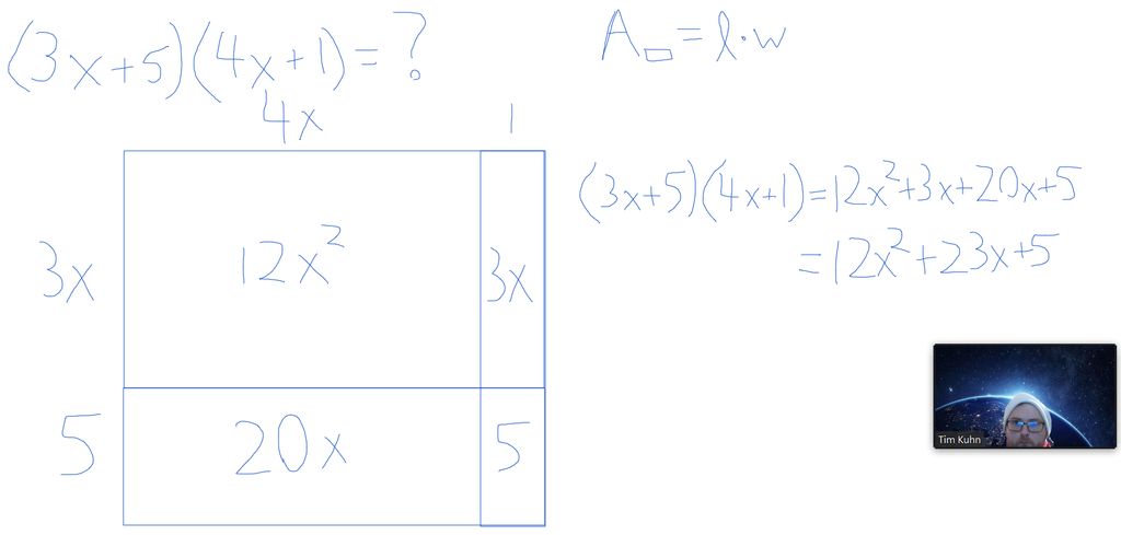 Rectangular Multiplication of Polynomials