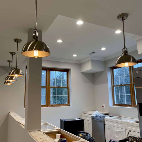 New kitchen lighting