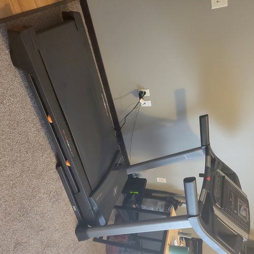 Did an awesome job putting together my treadmill a