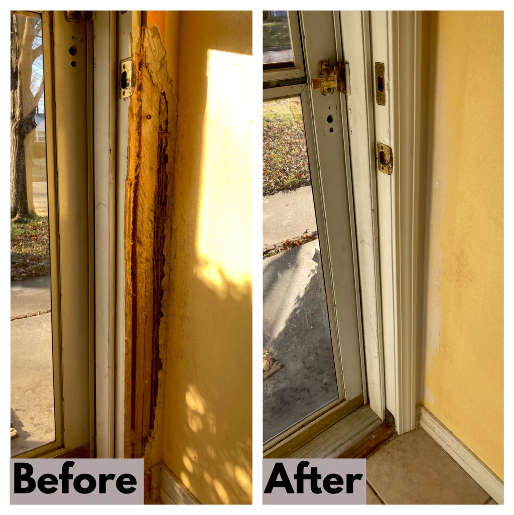 Door Frame and Wall Repair