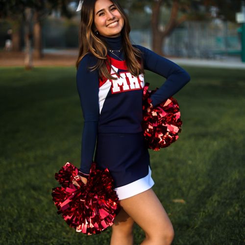 Megan did my daughter’s headshots in her cheer uni