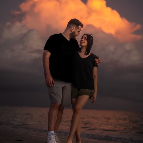 Sunset couples photoshoot 