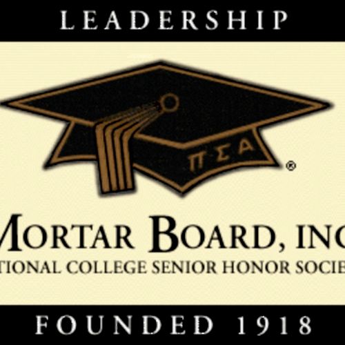 Mortar Board Honor Society Member