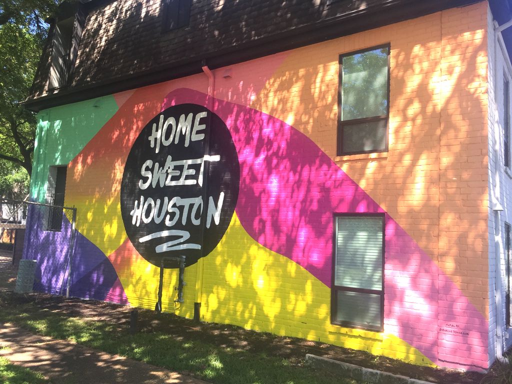Now famous Houston mural 