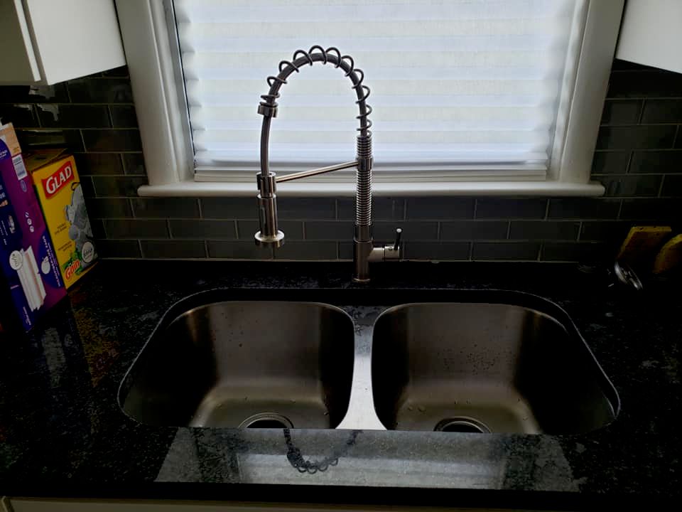 Before New Faucet