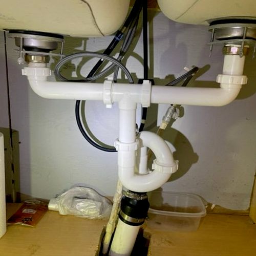 SWF was helped stop a leak under the sink at a ren