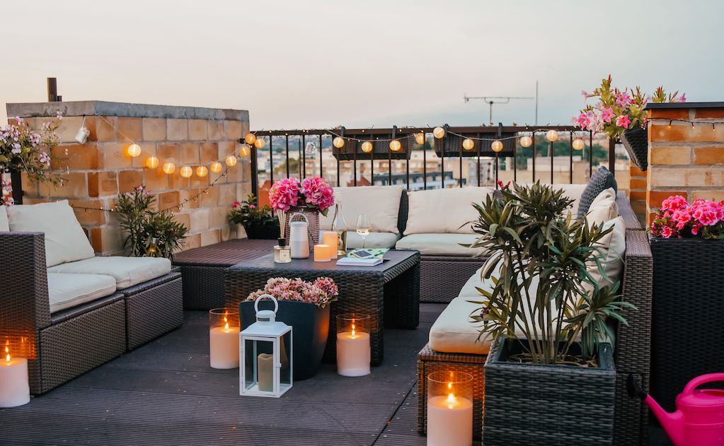 date night idea outdoor patio