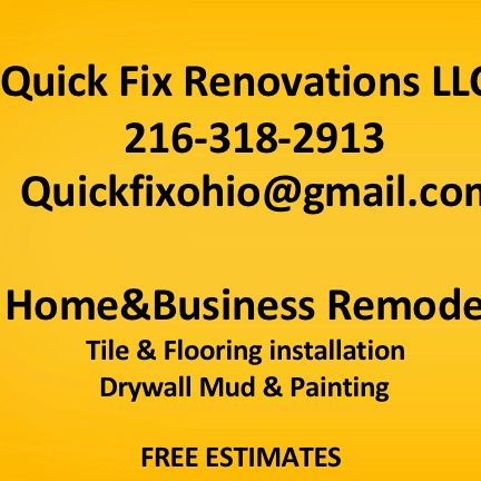 Quick fix renovations