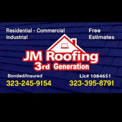 Avatar for JM ROOFING 3rd GENERATION