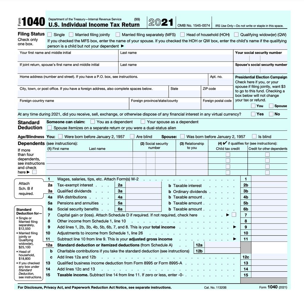 Form 1040