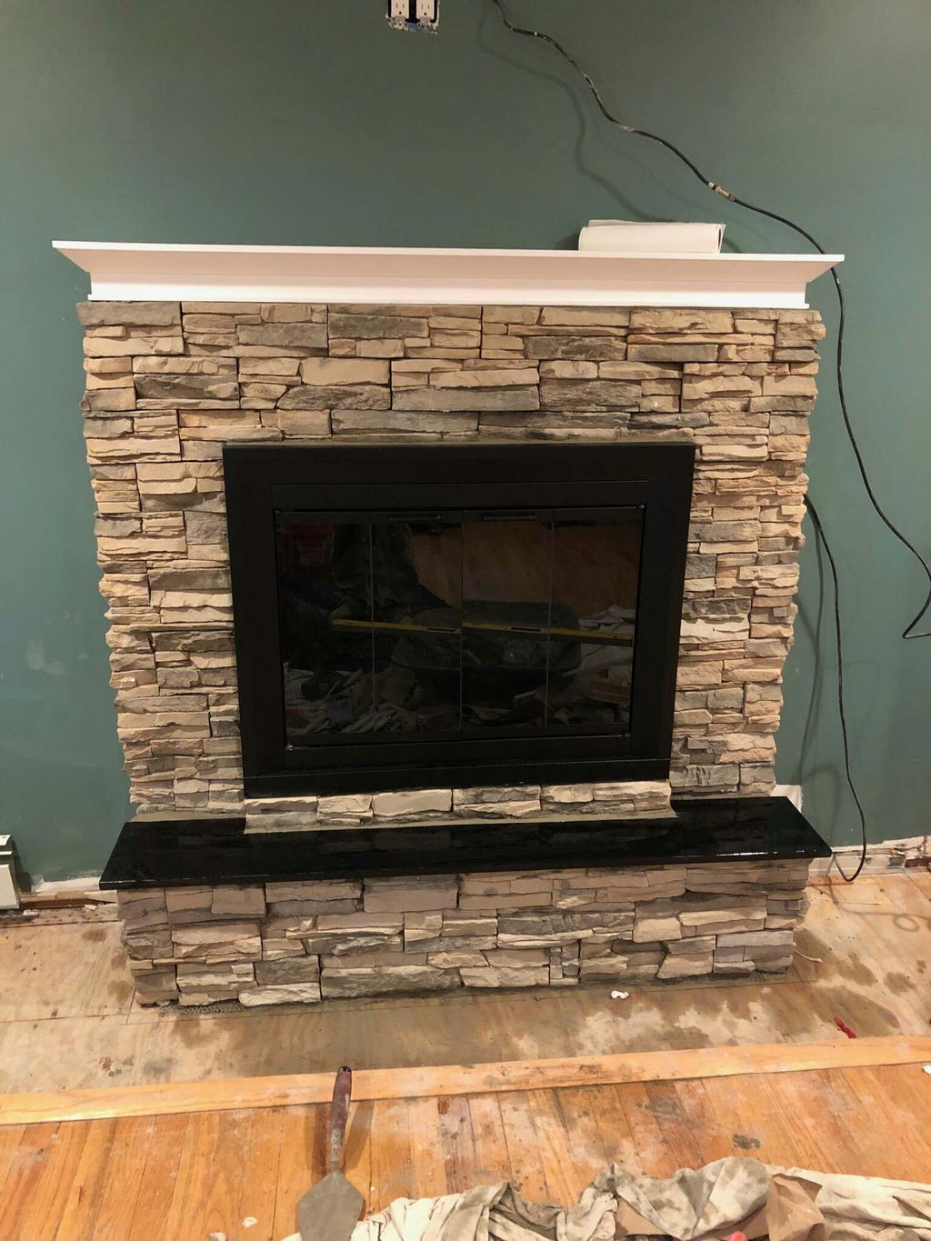 Fireplace restoration after