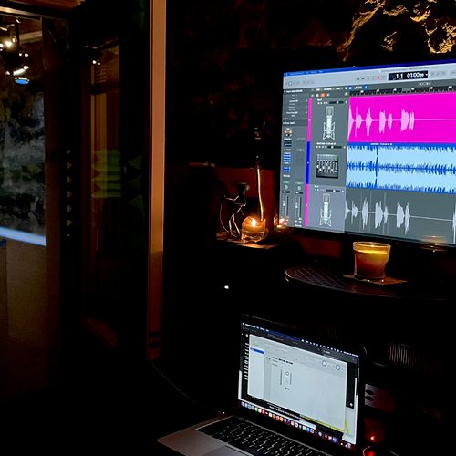My recording studio — I teach studio mic technique