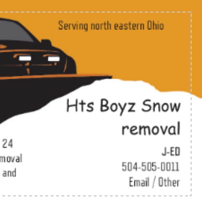 Hts Boyz snow removal