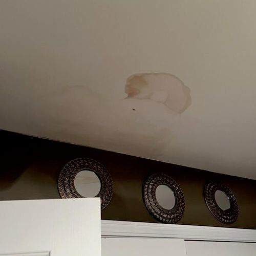 had water damage due to a roof leak. Two other com