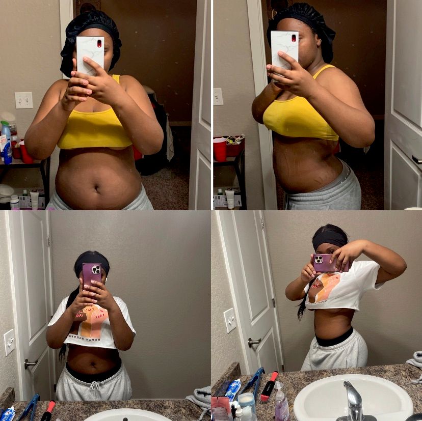 12 weeks. Fat loss + posture work. 3x/week trainin