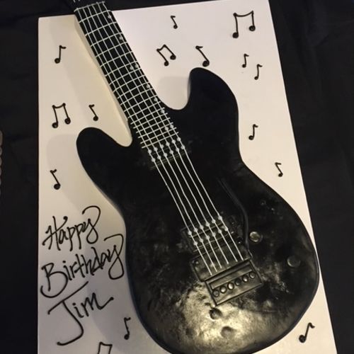 Guitar Cake for 40th B0day