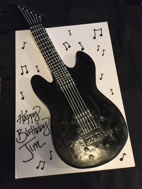 Guitar Cake for 40th B0day