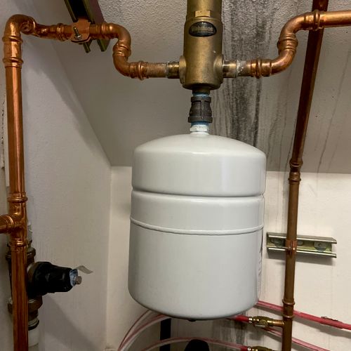 Replace the extension tank
