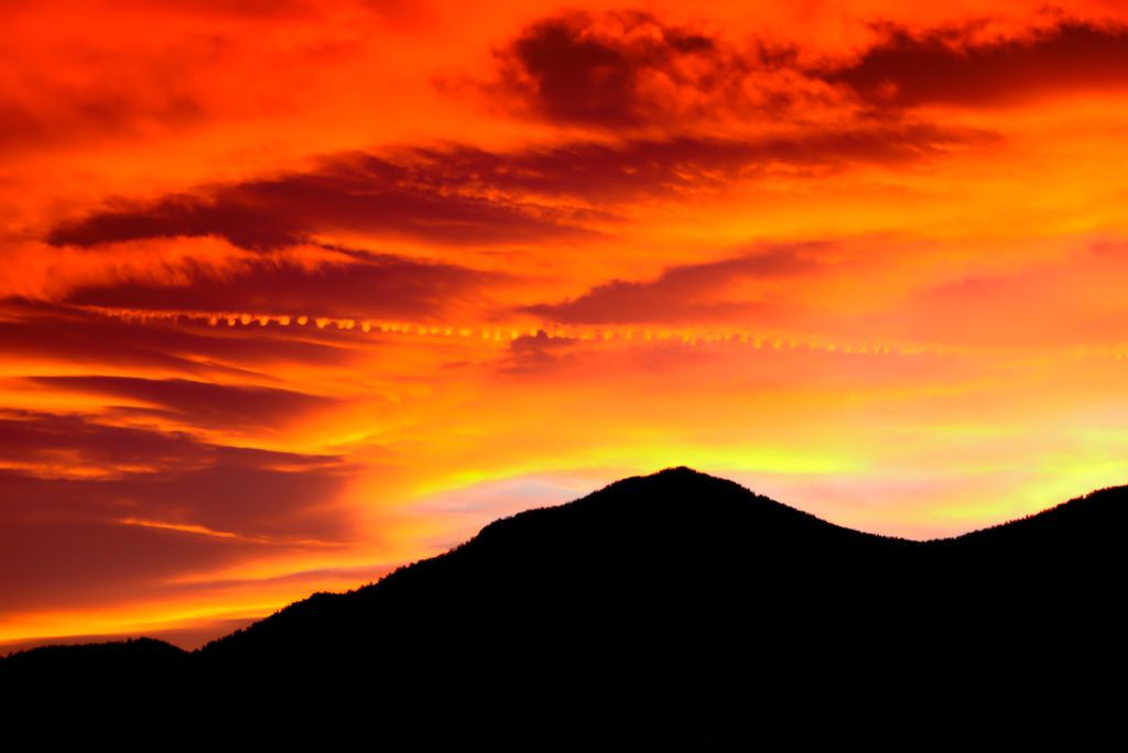 Colorado Sunset Near Boulder
