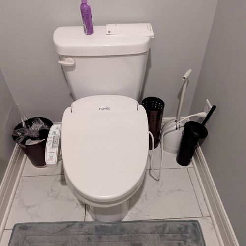 He did an awesome job with our bidet install. Was 