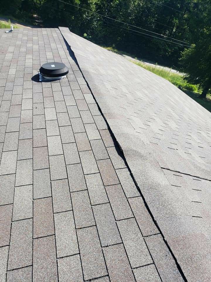 Before roof repair