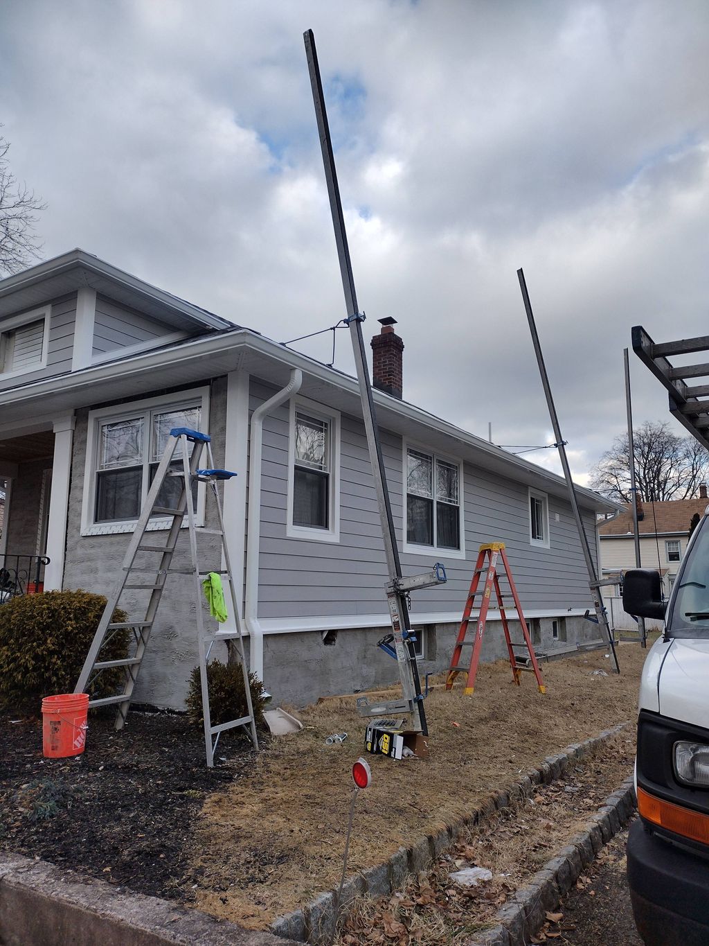 Hardie board and azek trim