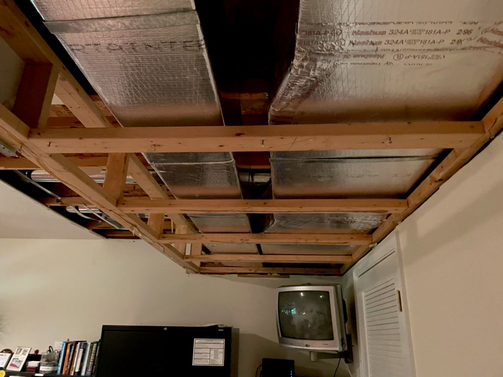 Enclosed basement soffet