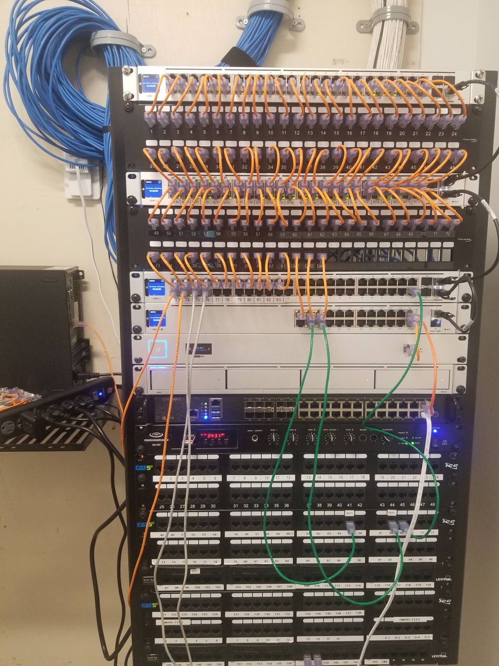 Updated and installed a new network