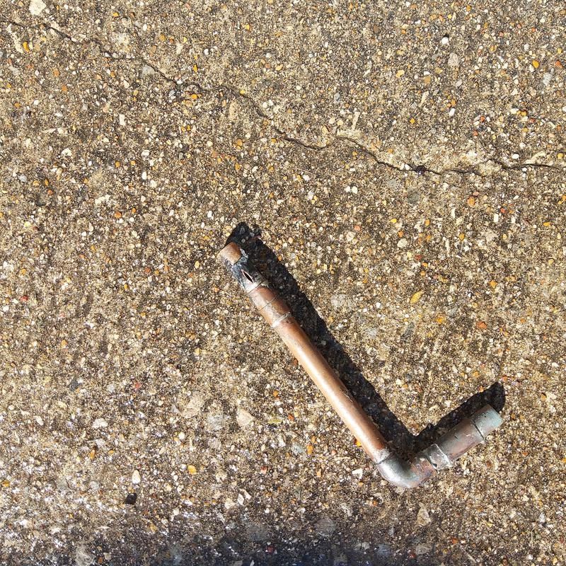 emergency leak in wall