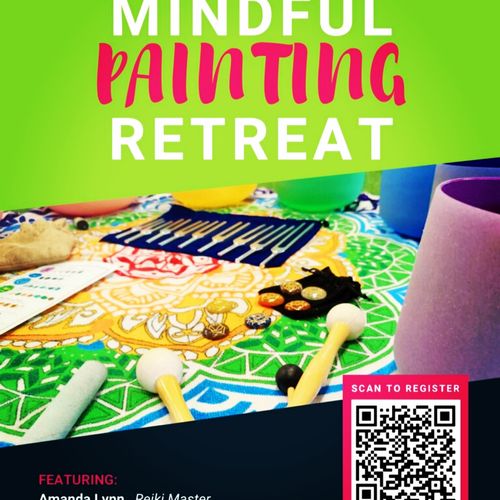 Mindful Painting Classes once a month.
