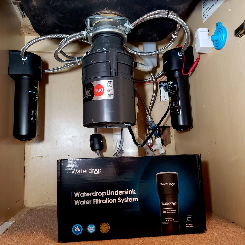 hot and cold water filter system 