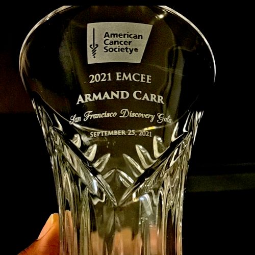 American Cancer Society Emcee Appreciation Award 