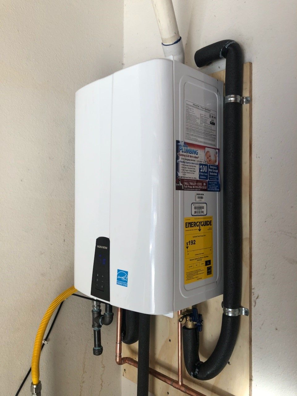 tankless water heater