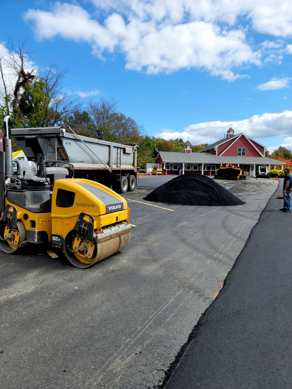 New parking lot - Rota Springs Farm - Sterling, MA