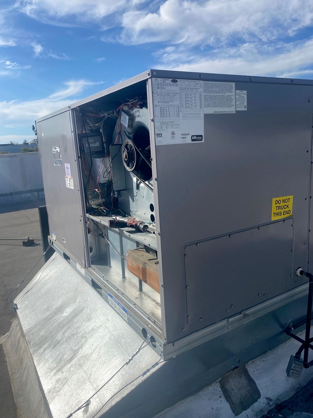 Rooftop package unit repairs