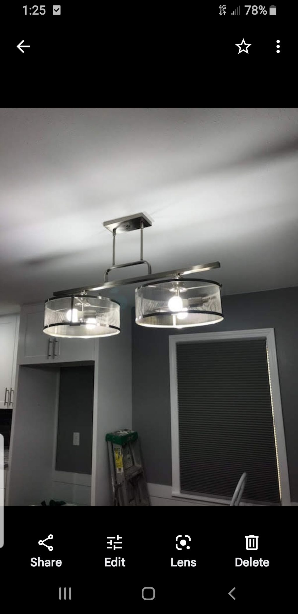 Light fixture install
