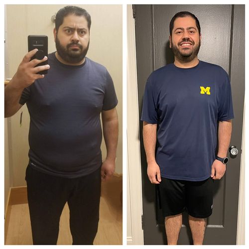 4-month transformation and he keeps losing weight 