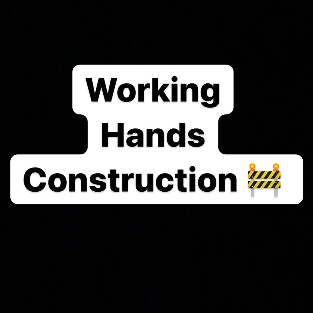 Working hands construction