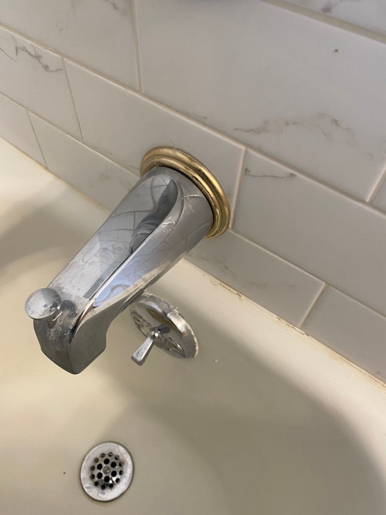 This tub spout was leaking 