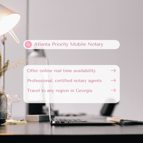 Atlanta Priority Mobile Notary Service Offerings