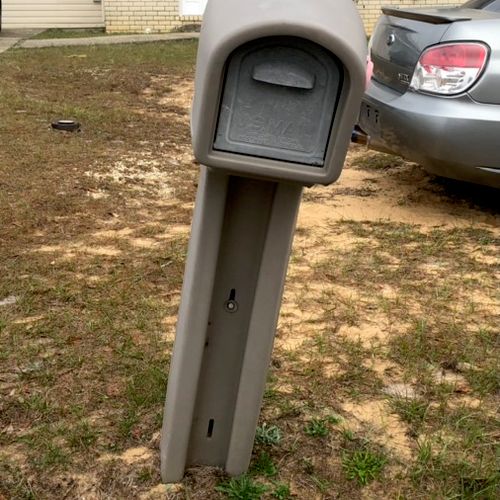 I love my new mailbox! They installed and straight
