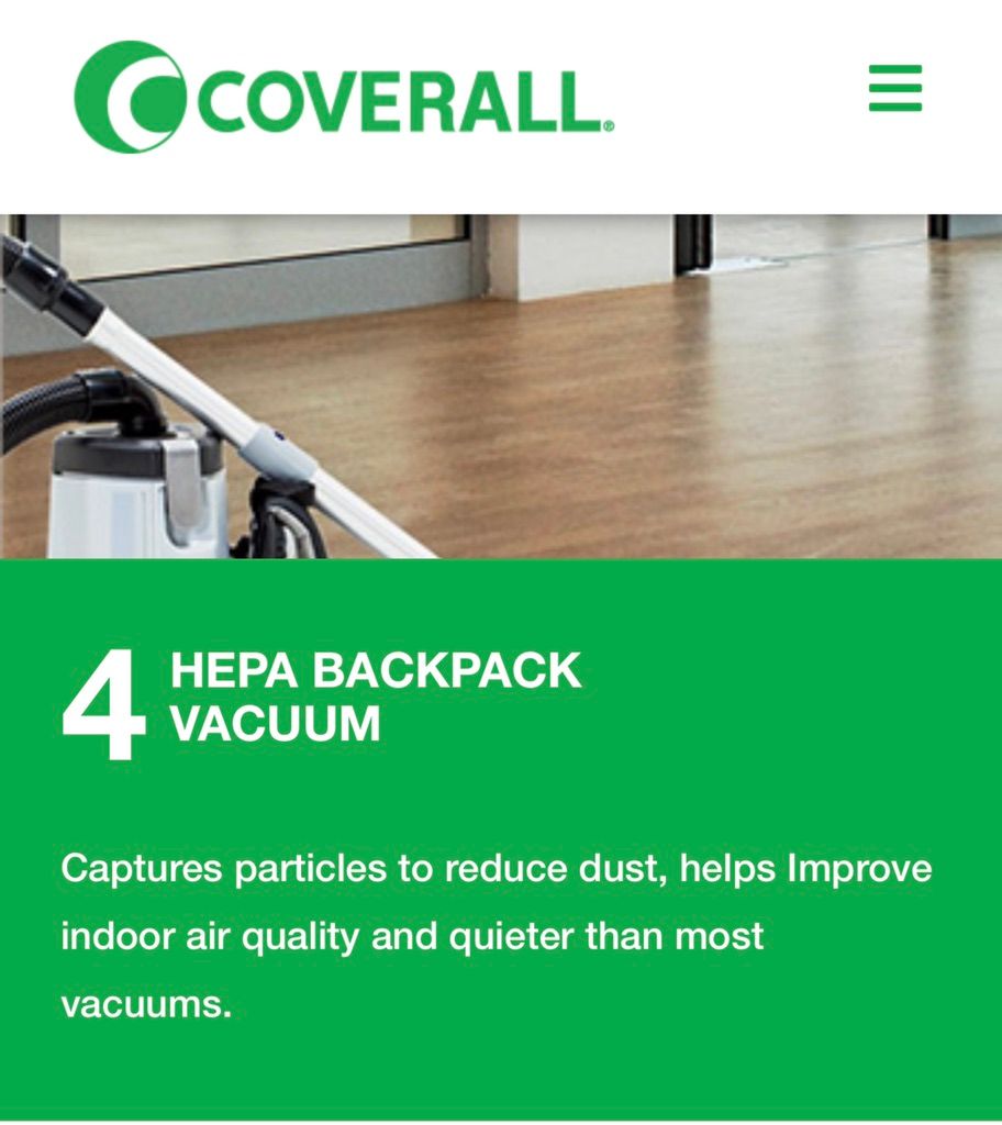 We have Special vacuum cleaning.