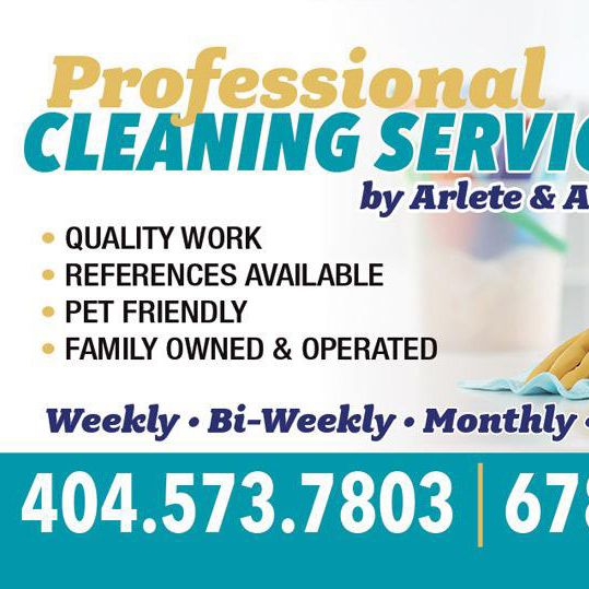 Professional Cleaning Services by Arlete&Alina