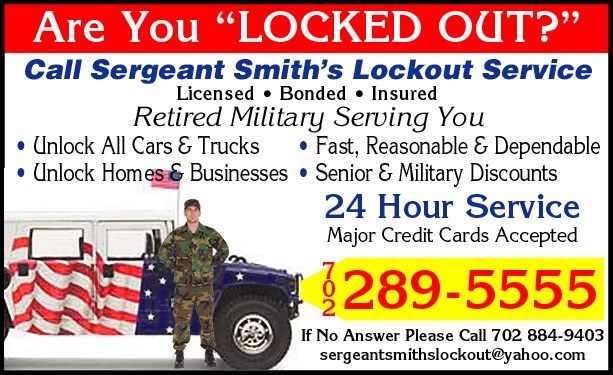 Sergeant Smith's Lockout Services
