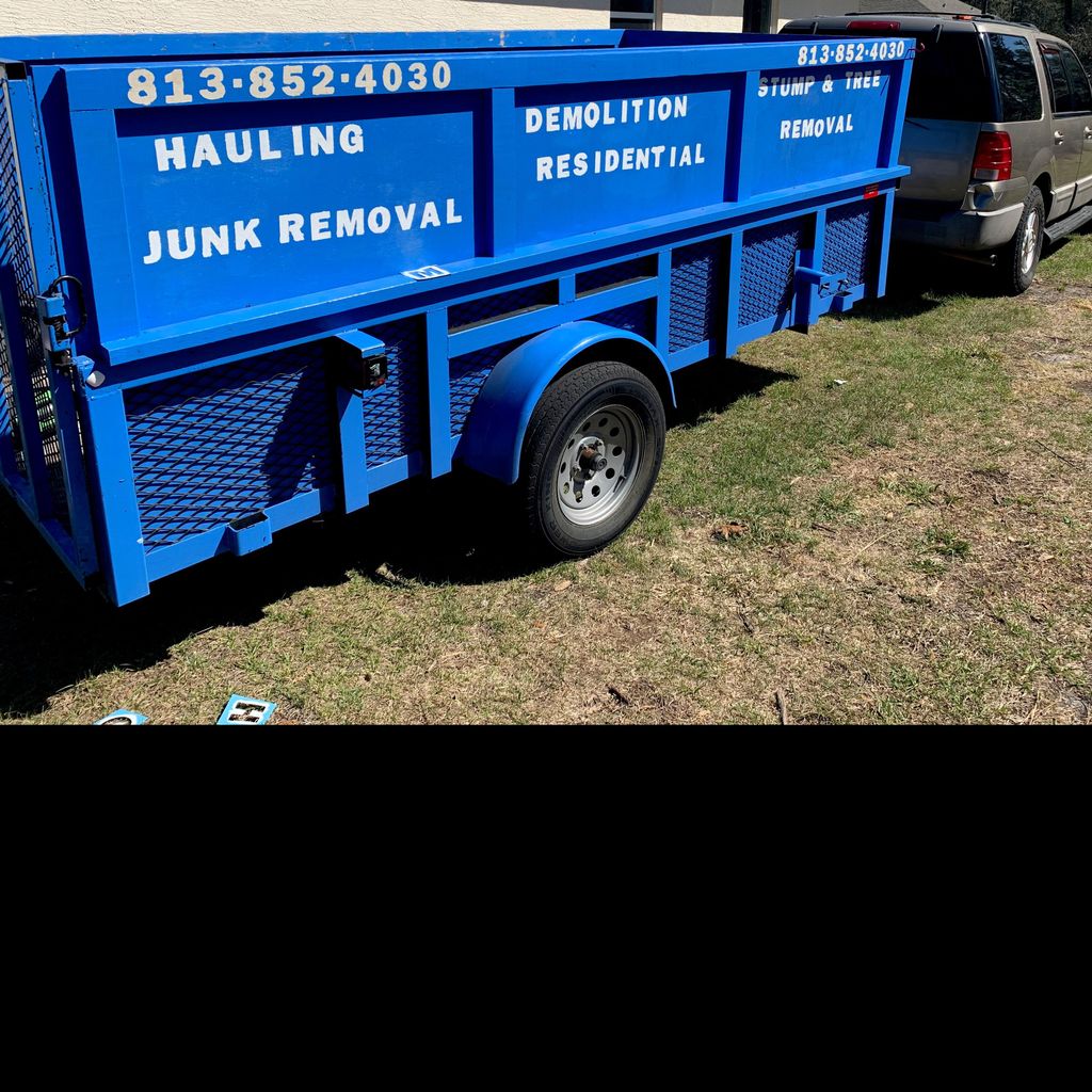 Blue Dumpster
