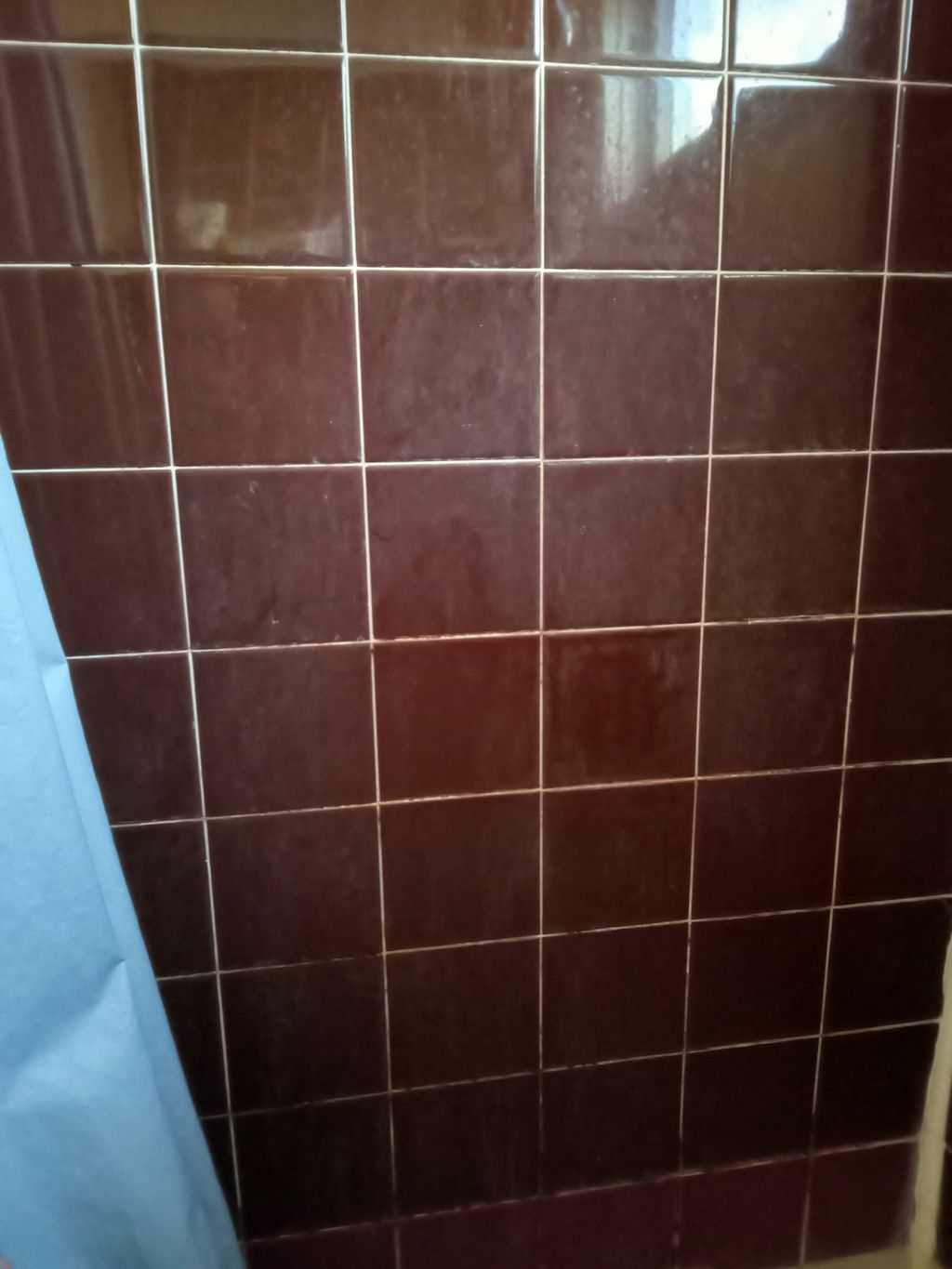 (Before) Shower wall