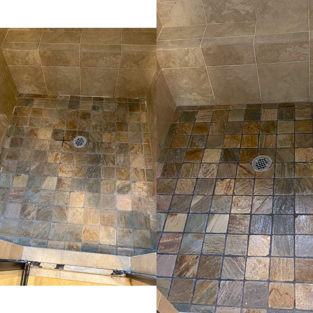 Pgf Cleaning tile & grout restoration