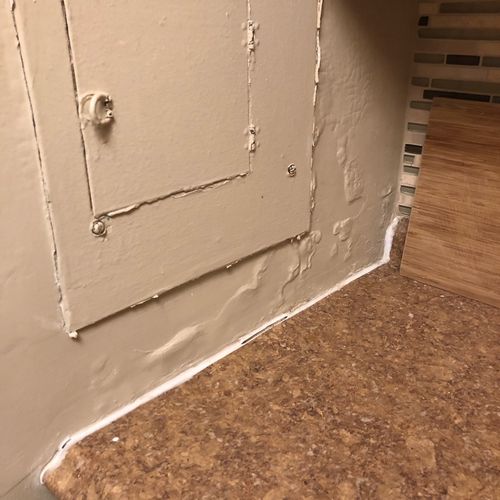 Inquired about my need to repair a kitchen wall th