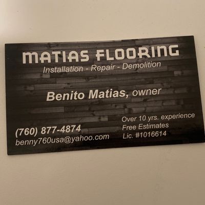 Avatar for Matias Flooring C-15  1016614