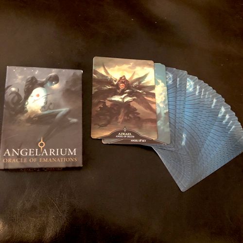 An Oracle deck which uses images of angels and the